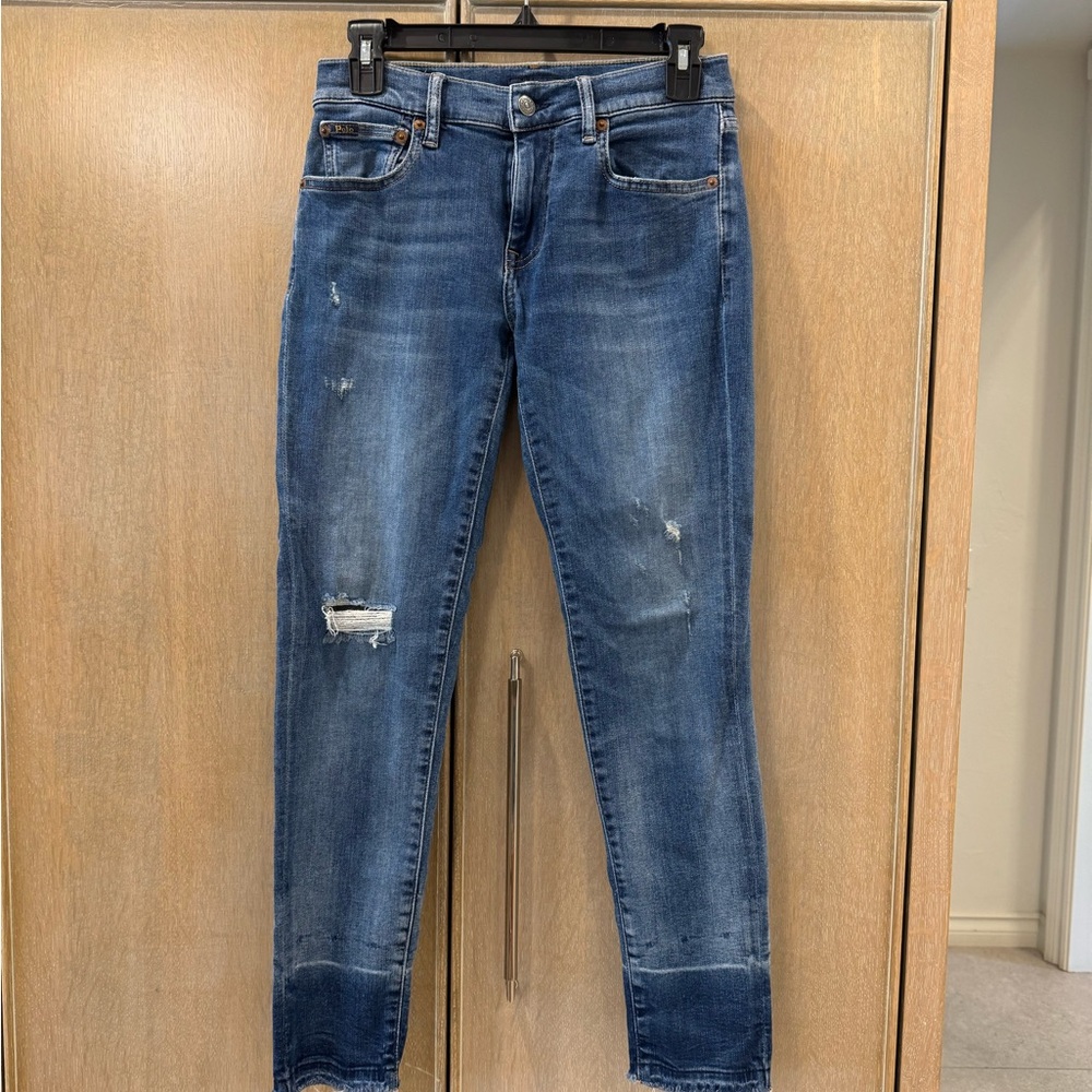 Polo Ralph Lauren Women's Dark Blue Skinny Jeans